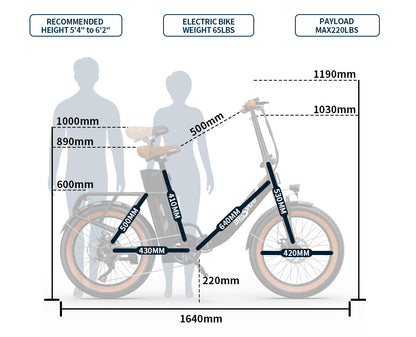 OT16-2 Black Brown ONESPORT Electric Bike