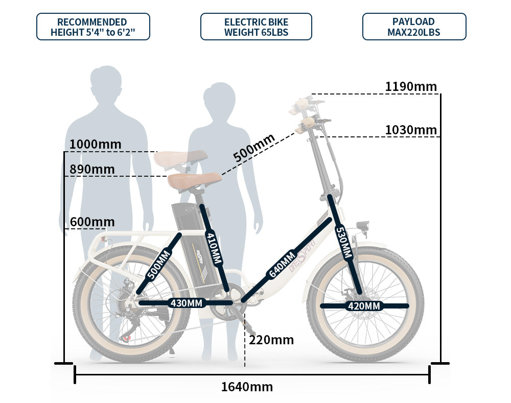 OT16-2 Off-white ONESPORT Electric Bike